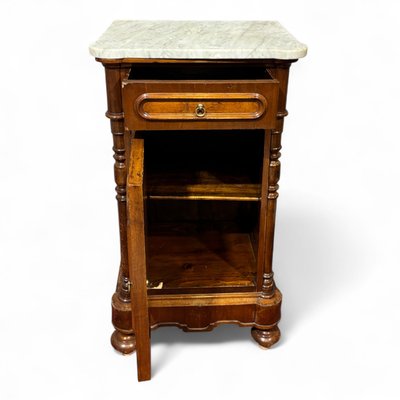 Antique pair of Louis Philippe bedside tables