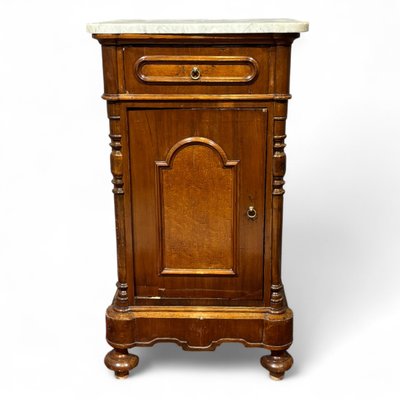 Antique pair of Louis Philippe bedside tables