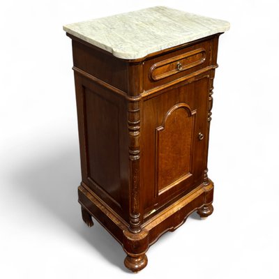 Antique pair of Louis Philippe bedside tables