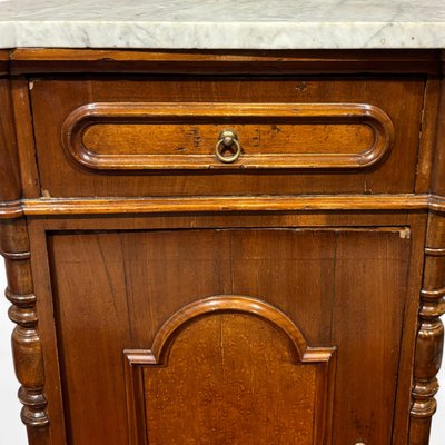 Antique pair of Louis Philippe bedside tables