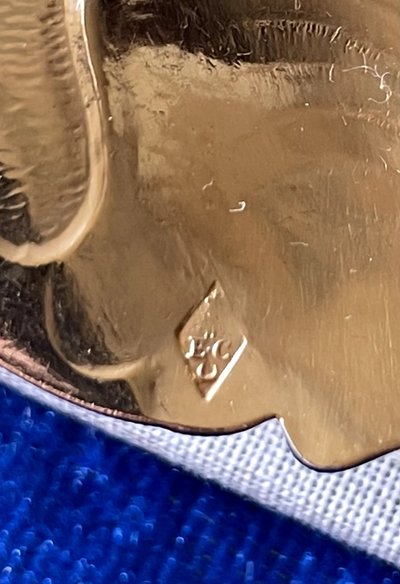 Rare Cardeilhac strawberry scoop.