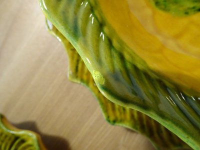 1960 Vallauris Bouillabaisse Set timbrato 15 pezzi Vintage