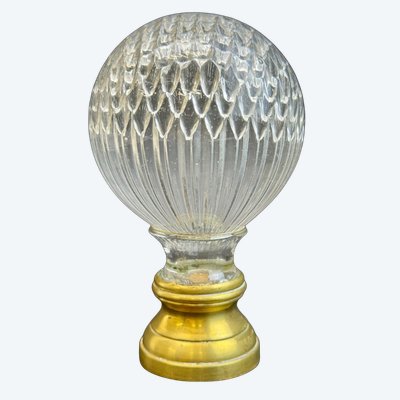 Boule d’escalier en cristal Nid d’Abeilles 