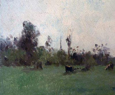 Paesaggio di Montigny-sur-Loing di Camille Dufour (1841-1933)