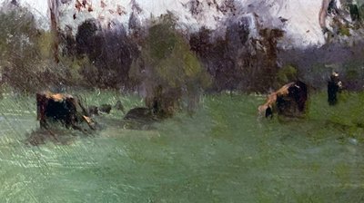 Paesaggio di Montigny-sur-Loing di Camille Dufour (1841-1933)
