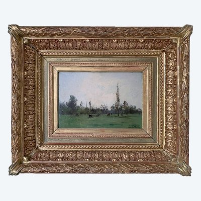 Paesaggio di Montigny-sur-Loing di Camille Dufour (1841-1933)