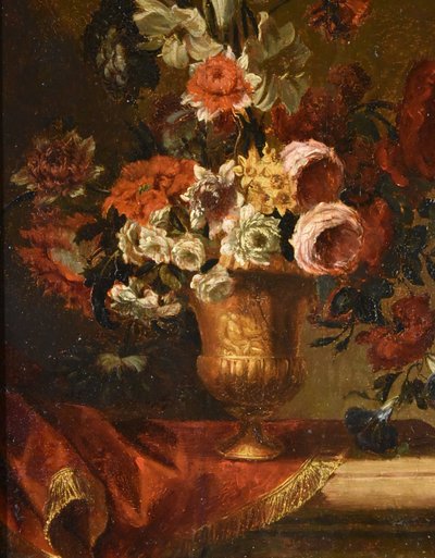 Blumenstillleben, Flämische Schule des 17. Jahrhunderts