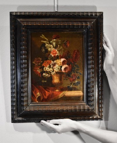 Blumenstillleben, Flämische Schule des 17. Jahrhunderts