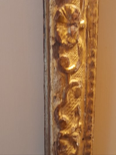 Cadre ancien  bois doré époque LXIV à  la Bérain