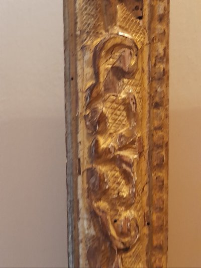 Cadre ancien  bois doré époque LXIV à  la Bérain