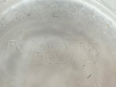 Superb and important Art Deco vase signed Muller Frères