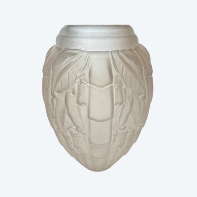 Superb and important Art Deco vase signed Muller Frères
