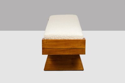 Bench in blond ash. Small-series Italian craftsmanship. Contemporain.LS6502908Y