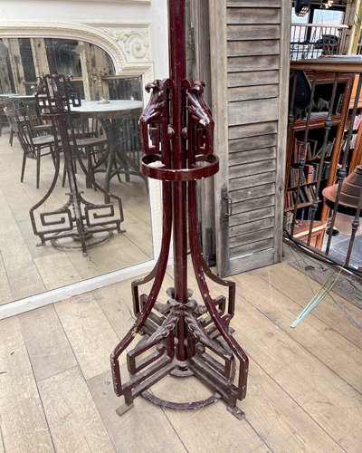 Porte manteau en fonte style Art nouveau