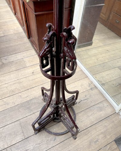 Porte manteau en fonte style Art nouveau