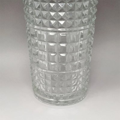 1960s Stunning Cut Crystal Cocktail Shaker. Made in Italy