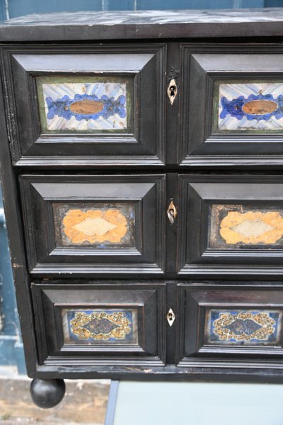 Cabinet Naples Italy, early 18th century workshop of Vittorio Billa