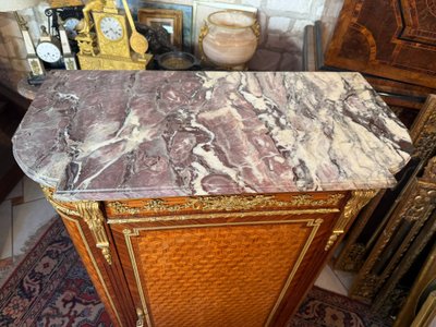 UNTERER SCHRANK LOUIS XVI - signiert François LINKE (1855 - 1946)