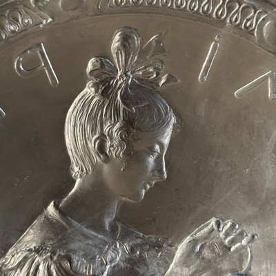 Matrice pour médaille Mimi Pinson par Anie Mouroux XXe