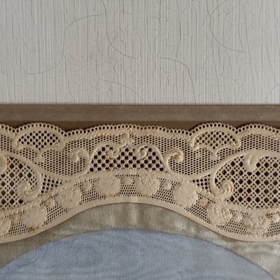 Canivet mécanique XIXe rehaussé d'une peinture