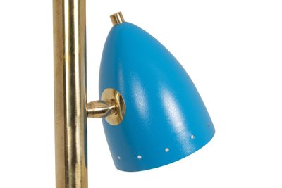 Röhrenförmige Hängeleuchte aus patiniertem und lackiertem Messing. Contemporain.LS6534711Z