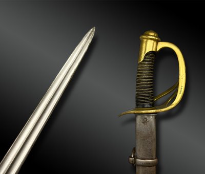 SABRE per fucilieri di riserva e cavalleria, modello 1854 troupe - Francia - XIX secolo