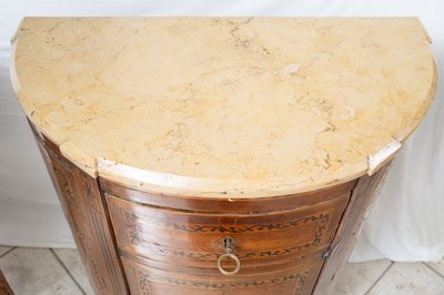 Paar alter neapolitanischer Buffets Louis XVI aus dem 18.