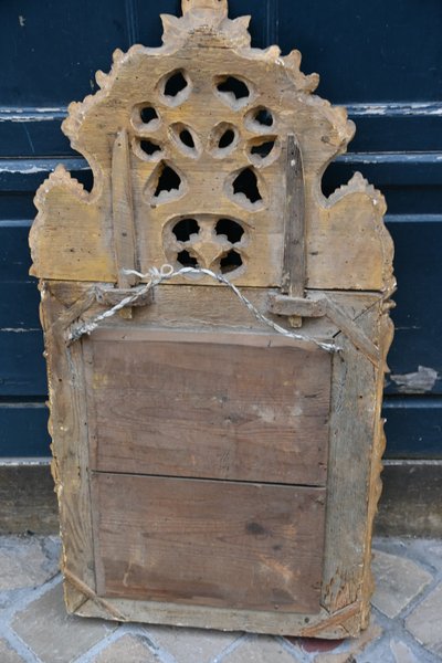 Miroir à parecloses d époque Regence XVIII
