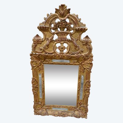 Miroir à parecloses d époque Regence XVIII