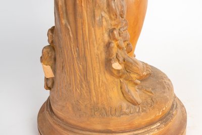 Scultura in terracotta di Paul Dubois, fine XIX secolo