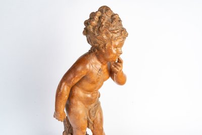 Scultura in terracotta di Paul Dubois, fine XIX secolo
