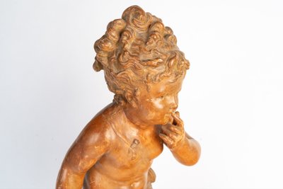 Scultura in terracotta di Paul Dubois, fine XIX secolo