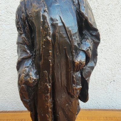 E A Leroy, camerunense, scultura orientalista in bronzo, inizio XX secolo