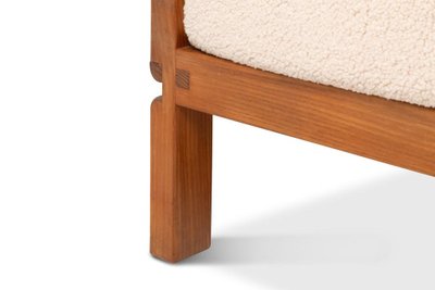 Pierre Chapo. Pair of elm armchairs. 1970s.LS6493B2809M