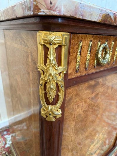 Buffet in stile Louis Louis XVI in intarsio