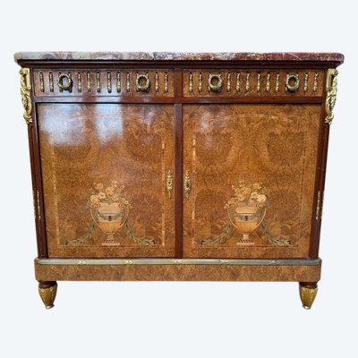Buffet in stile Louis Louis XVI in intarsio