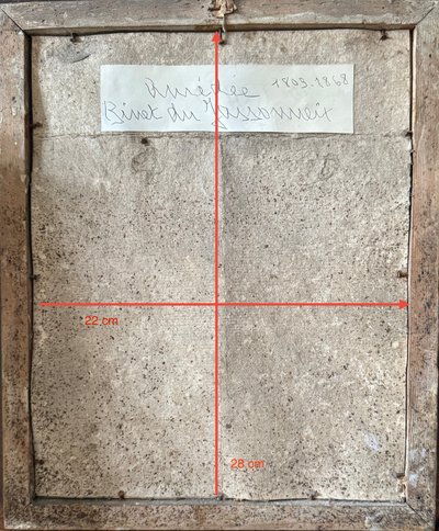 Frontalporträt von Amédée Binet de Jassonneix 1838