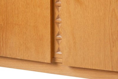 Oak and oak veneer sideboard. 1960s/70s.LS65231208Z