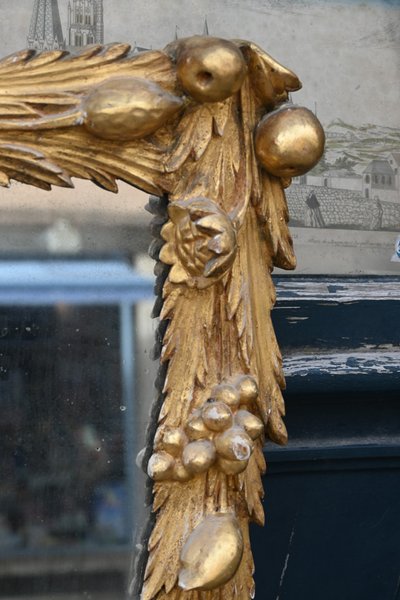Spiegel aus vergoldetem Holz Barock Italien XIX