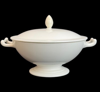 Gedeckte Schüssel aus Sèvres-Porzellan Louis-Philippe