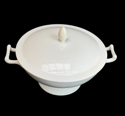 Gedeckte Schüssel aus Sèvres-Porzellan Louis-Philippe
