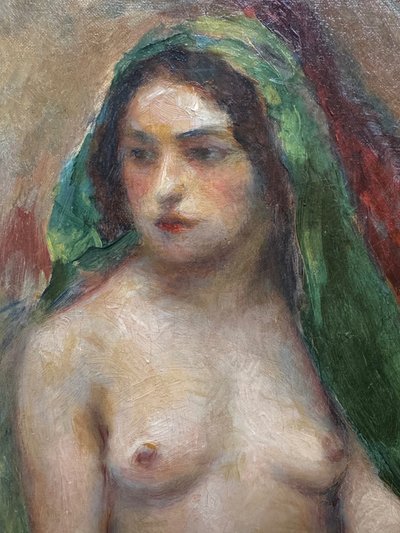 Lucien Mignon - Donna nuda orientalista