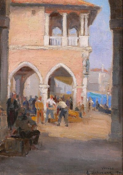 Charles Hirlemann, Venice Italy landscape 1930