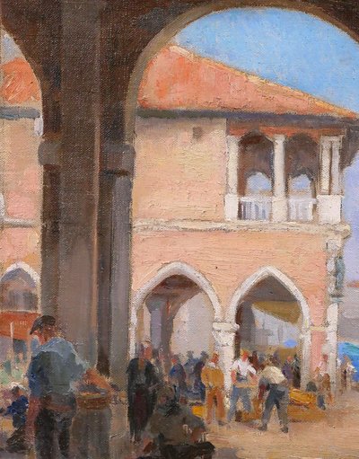 Charles Hirlemann, Venice Italy landscape 1930