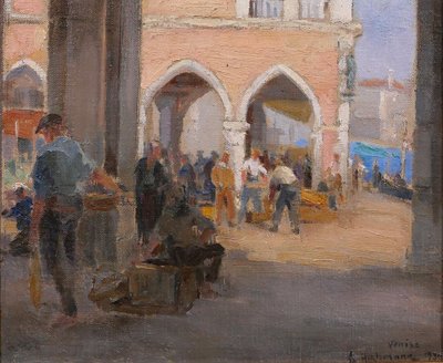 Charles Hirlemann, Venice Italy landscape 1930