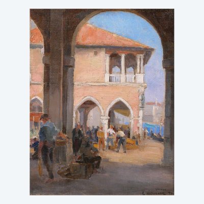 Charles Hirlemann, Venice Italy landscape 1930
