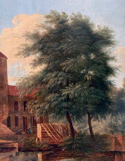 Vue du Château de la Reine Blanche, Coye-la-Forêt (Début XIXe siècle)