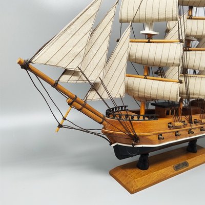 Modellino di nave MayFlower degli anni '70. Realizzato a mano. Realizzato in Inghilterra