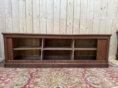 Vorhangbuffetschrank mit massivem Eichengewinde 1950