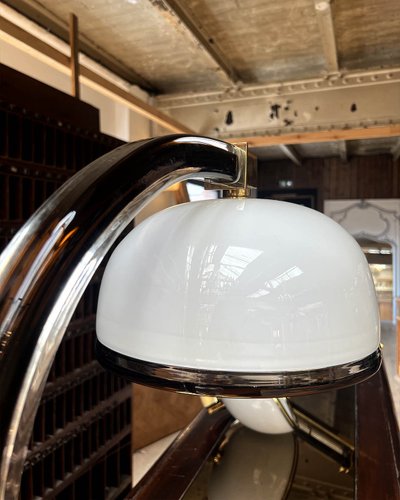 Italian desk lamp with sconce by Venini